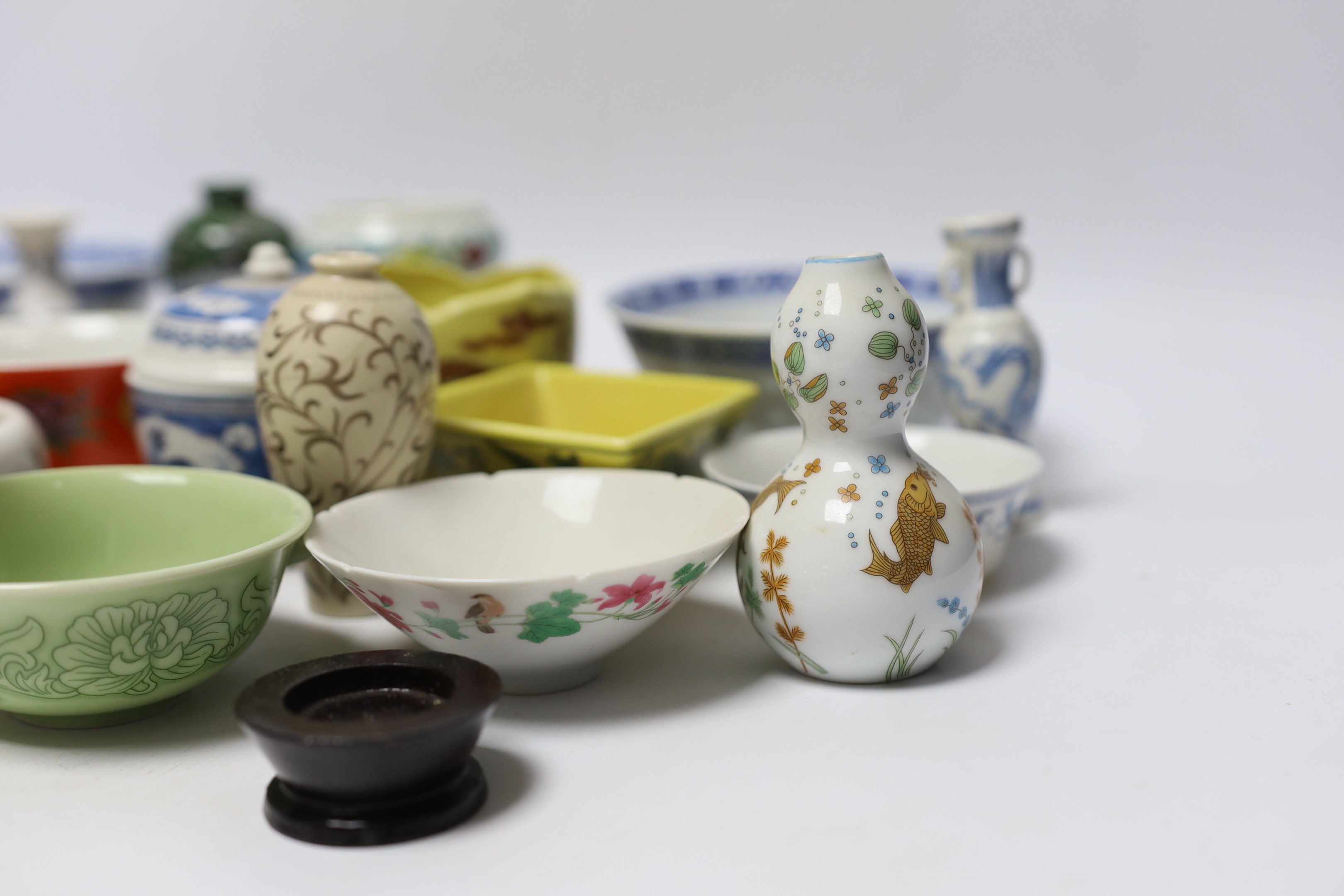 A collection of Chinese and Japanese ceramics